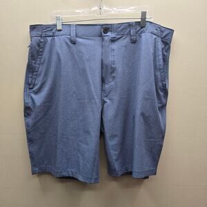 Denali NWT Men's 4-Way Stretch Hybrid Flat Front Walk Shorts Heather Navy SZ 40